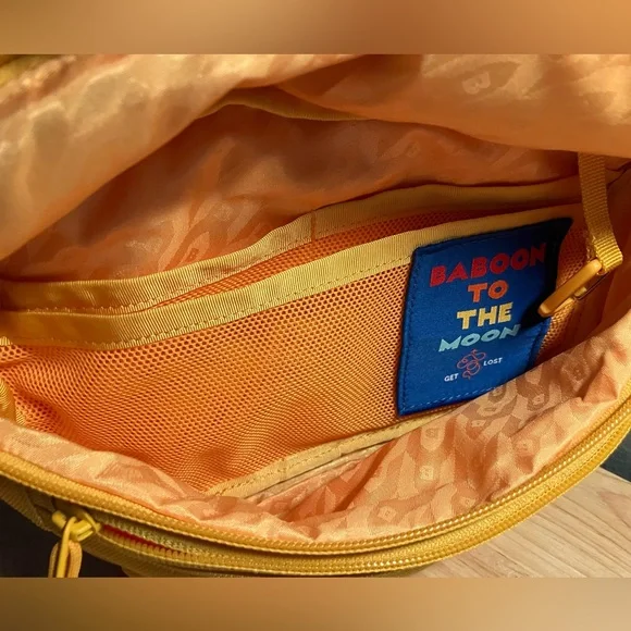 Baboon to the Moon 3L Fanny Pack Belt Bag Travel Concerts Cordura Shoulder Zip - Picture 5 of 6